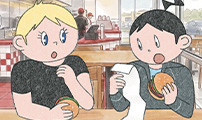 283화 미국 햄버거집 충격적인 영수증